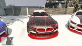 BMW M8 Mansaug RED texture Pack