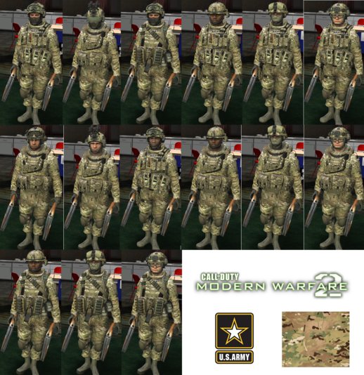 Call Of Duty Modern Warfare 2 Skins - Multicam