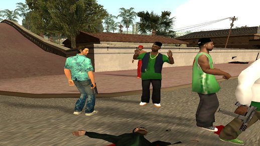 Tommy Joins Grove Street Family