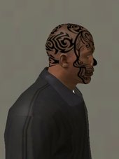 Franklin Player Face Tattoo