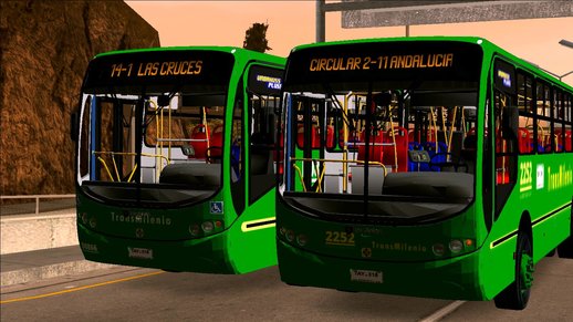 Busscar Urbanuss Pluss S1 Scania K230 TransMilenio Alimentador