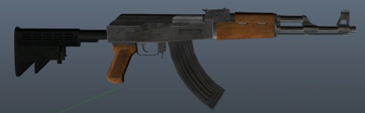 AK with M4 stock