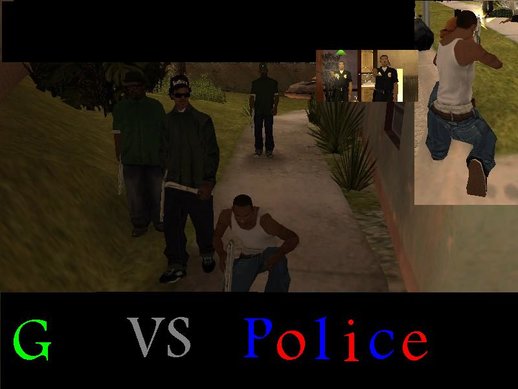 Grove Street vs Police (DYOM)