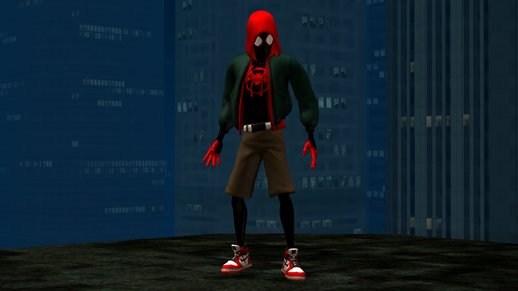 Miles Morales Into The Spider-Verse Jacket Suit PC Version