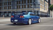1997 Nissan Skyline GT-R R33 V-Spec AUTO GARAGE TBK MidNight Racing [Add-On / FiveM | Tuning | Template]