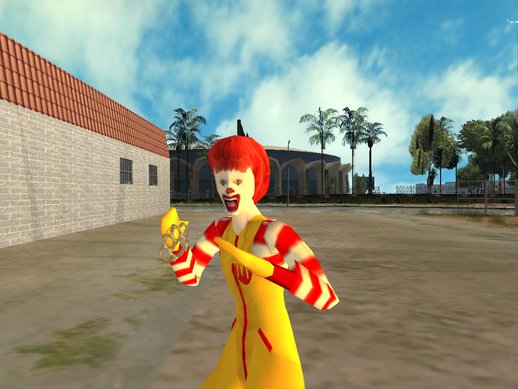 American Ronald McDonald Skin