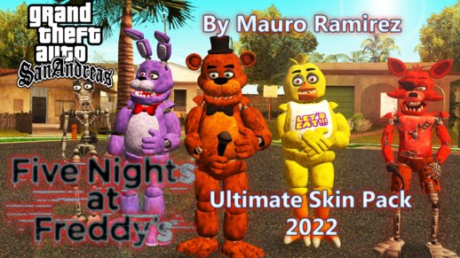 Five Nights At Freddy's (FNAF1) Ultimate Skin Pack 2022