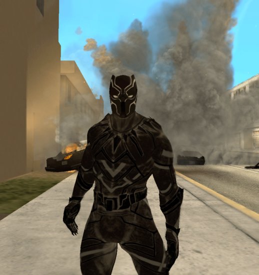 Black Panther Marvel Dimensions Of Heroes Retexture