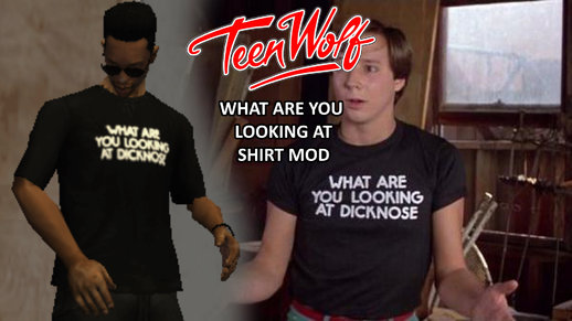 Teen Wolf What Are You Looking At Shirt Mod