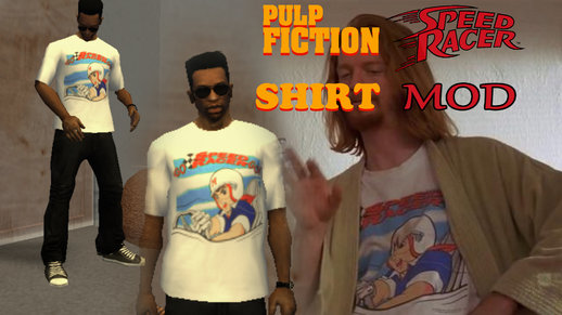 Pulp Fiction Speed Racer Shirt Mod