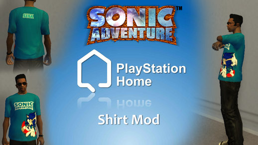 PlayStation Home Sonic Adventure Shirt Mod