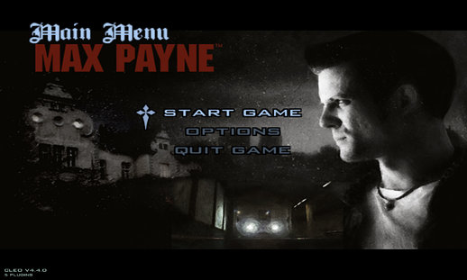 Menu Max Payne Orignal Version