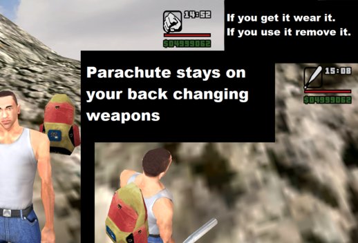 Wear Parachute Mod