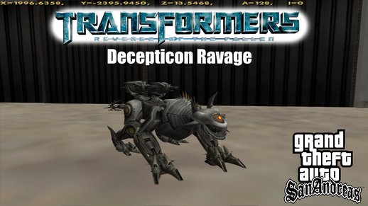 Transformers Decepticon Ravage ROTF