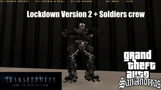 Transformers Lockdown AOE+Soldiers Crew Pack (New Version)