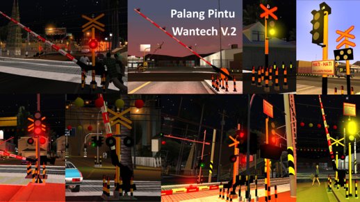Indonesian Wantech Railroad Crossing Pack V2