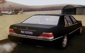 Mercedes Benz W140 S600 change W221 version of the instrument panel