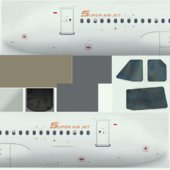 Super Air Jet Albino Airbus A320-200 PK-SAY