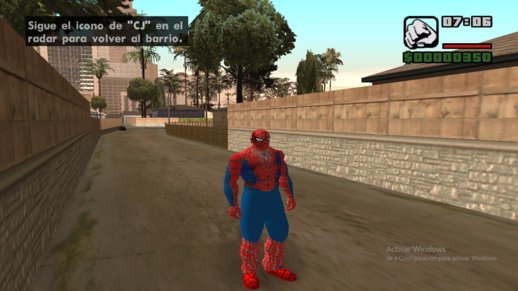 Skin Spiderman PS2 Port PC