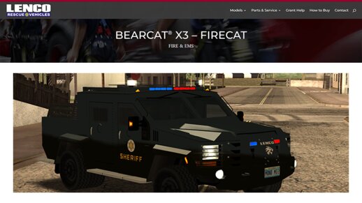 Lenco BearCat X3 - FireCat