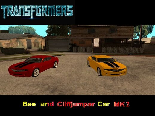 Transformers Bumblebee and Cliffjumper Car MK2 2007 with script to get the car fast