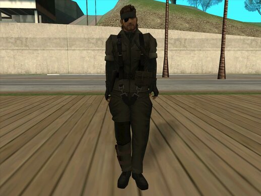 Naked Snake (with bandana and eyepatch) from Metal Gear Solid 3: Snake Eater