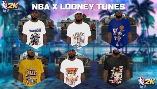 NBA x Looney Tunes Loose Shirt Pack