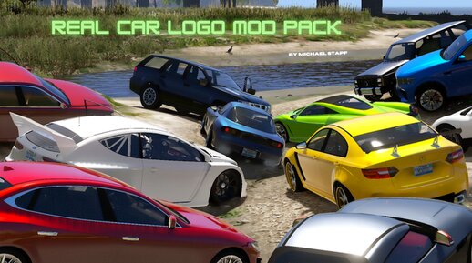 Real Car Logo Mods Transformation Badge Pack - Including Ferrari, Mercedes, Ford, Jeep, BMW, Toyota, Maserati, Lotus Etc.