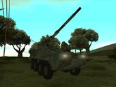 Guardian Artillery (M1128 Mobile Gun System) from Mercenaries 2: World in Flames