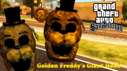 Five Nights at Freddy's 2 (FNAF2) Golden Freddy's Head