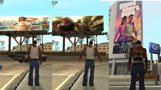 GTA 6 Animated Billboards, Mural and Banner