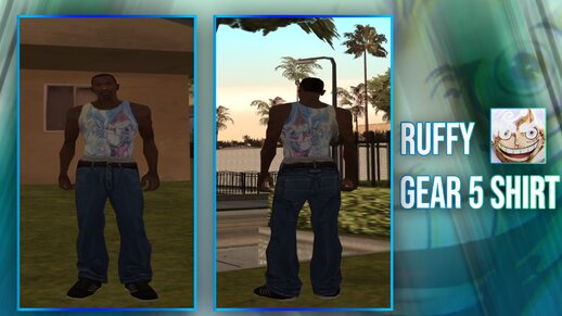 GTA SA: Ruffy Gear 5 Shirt
