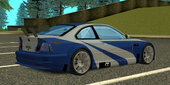 BMW M3 GTR (NFSMW)