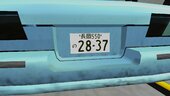 Taxi Racing With Japan License Plate