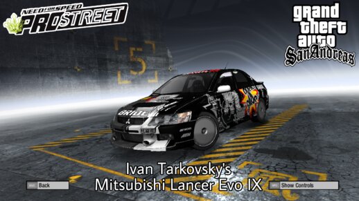 NFS Prostreet Ivan Tarkovsky Mitsubishi Lancer Evo IX