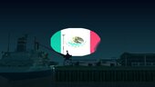 Luna Con La Bandera De Mexico (PC)