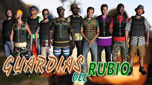Guardias Del Rubio Skins (GTA5) for SA