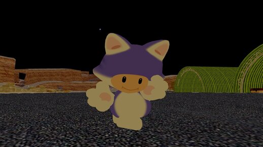 Tod Cat Suit o con traje de gato de Super Mario 3D World de Wii U