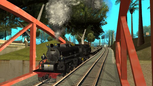 Indonesian Steam Locomotive