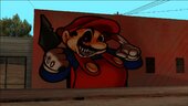 Mural Super Horror Mario