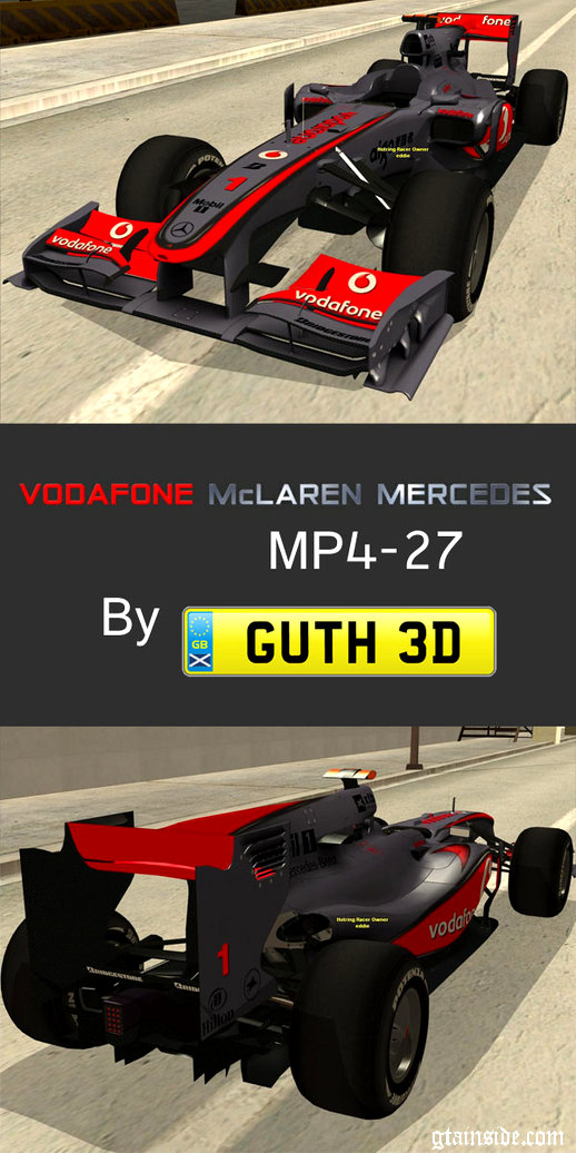 وودافون مک لارن مرسدس MP4-27 F1 2012