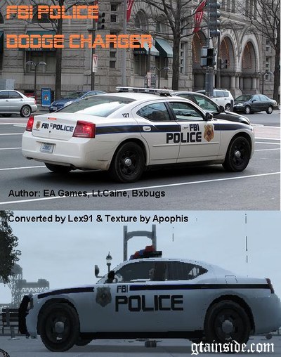 Dodge Charger FBI Police 
