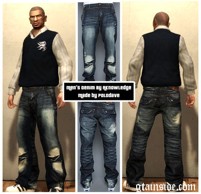 GTA 4 Aknowledge Jeans Mod - GTAinside.com