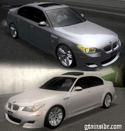 Gta San Andreas 2009 Bmw M5 E60 Mod - Gtainside.Com