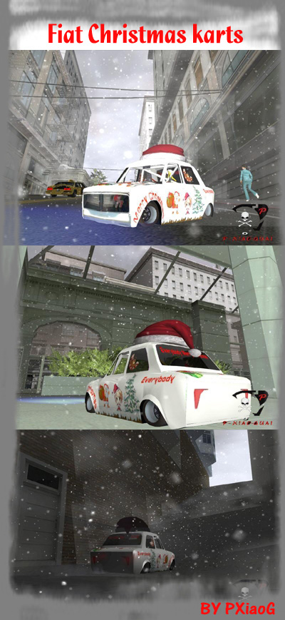 Fiat Christmas karts