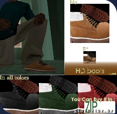 GTA San Andreas HD BOOTS Mod - GTAinside.com