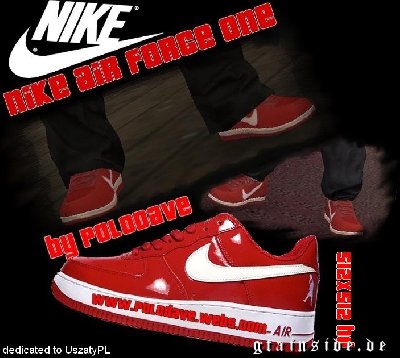 Nike Air Force One Red