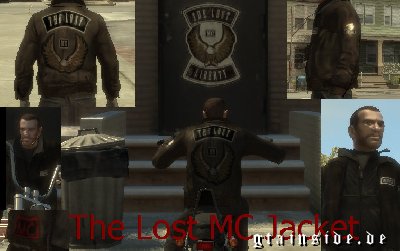 GTA 4 The Lost MC Jacket Mod - GTAinside.com