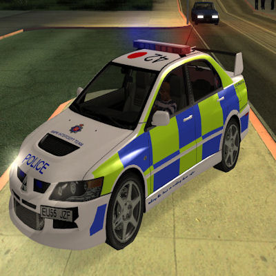 Mitsubishi Evo UK Police
