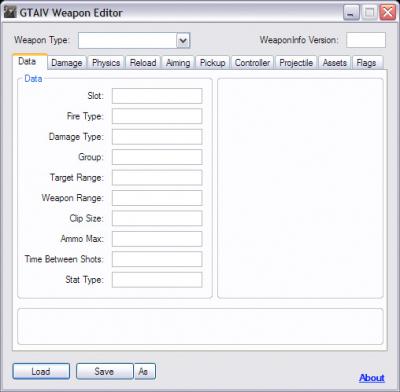 GTAIV Weapon Editor v1.1